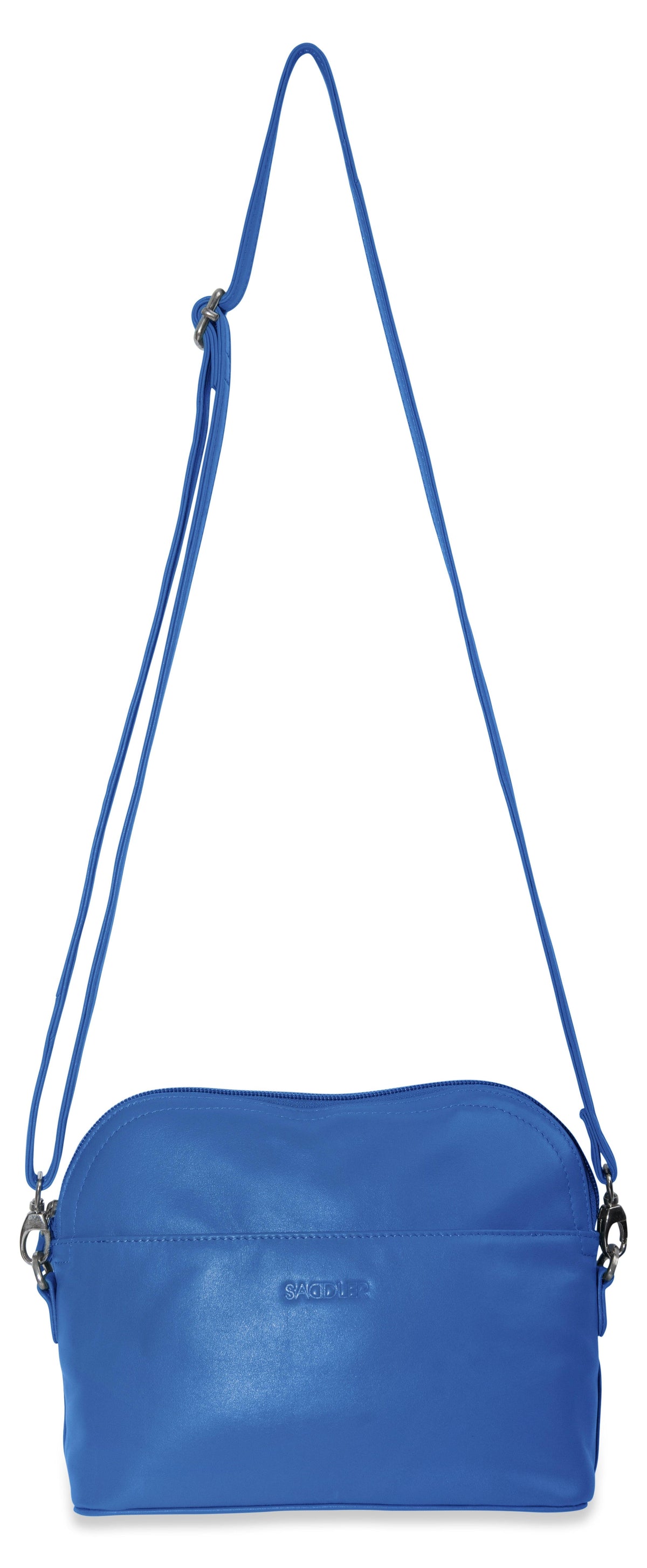 SADDLER BROOKLYN Leather Zip Top Handbag, Adjustable Shoulder Strap, Multiple Pockets, RFID Protected