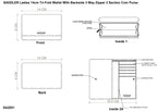 Compact Trifold Leather Purse "Eleanor", Handmade by Saddler | RFID Protected & Gift Boxed | 10 Card Slots & Rear Zip Coin Pocket