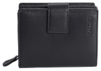 SADDLER EMILY Handmade Leather Mid-Size Wallet, RFID Protected | 10 Card Slots, Secure Tab Closure & Zipped Coin Pocket | Gift Boxed