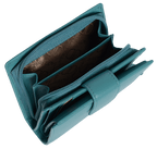 SADDLER EMILY Handmade Leather Mid-Size Wallet, RFID Protected | 10 Card Slots, Secure Tab Closure & Zipped Coin Pocket | Gift Boxed