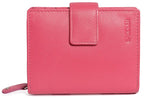 SADDLER EMILY Handmade Leather Mid-Size Wallet, RFID Protected | 10 Card Slots, Secure Tab Closure & Zipped Coin Pocket | Gift Boxed
