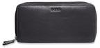 SADDLER GABRIELLA Leather Double Zip Around Purse, 8 Card Slots, Phone Pocket, and Coin Purse, RFID Protected