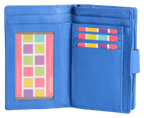 SADDLER GEORGIE Leather Double-Sided Purse, 13 Card Slots, Generous Space for Notes and Coins, RFID Protected