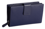 SADDLER GEORGIE Leather Double-Sided Purse, 13 Card Slots, Generous Space for Notes and Coins, RFID Protected