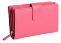SADDLER GEORGIE Leather Double-Sided Purse, 13 Card Slots, Generous Space for Notes and Coins, RFID Protected