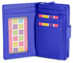 SADDLER GEORGIE Leather Double-Sided Purse, 13 Card Slots, Generous Space for Notes and Coins, RFID Protected