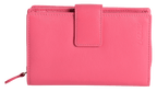 SADDLER GEORGIE Leather Double-Sided Purse, 13 Card Slots, Generous Space for Notes and Coins, RFID Protected