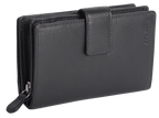 SADDLER GEORGIE Leather Double-Sided Purse, 13 Card Slots, Generous Space for Notes and Coins, RFID Protected