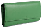 Large Leather Multi-Section Purse "Grace", Handmade by Saddler | RFID Protected & Gift Boxed