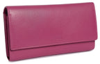 Large Leather Multi-Section Purse "Grace", Handmade by Saddler | RFID Protected & Gift Boxed