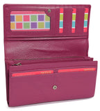 Large Leather Multi-Section Purse "Grace", Handmade by Saddler | RFID Protected & Gift Boxed