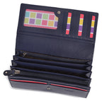 Large Leather Multi-Section Purse "Grace", Handmade by Saddler | RFID Protected & Gift Boxed