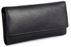 Large Leather Multi-Section Purse "Grace", Handmade by Saddler | RFID Protected & Gift Boxed