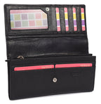 Large Leather Multi-Section Purse "Grace", Handmade by Saddler | RFID Protected & Gift Boxed