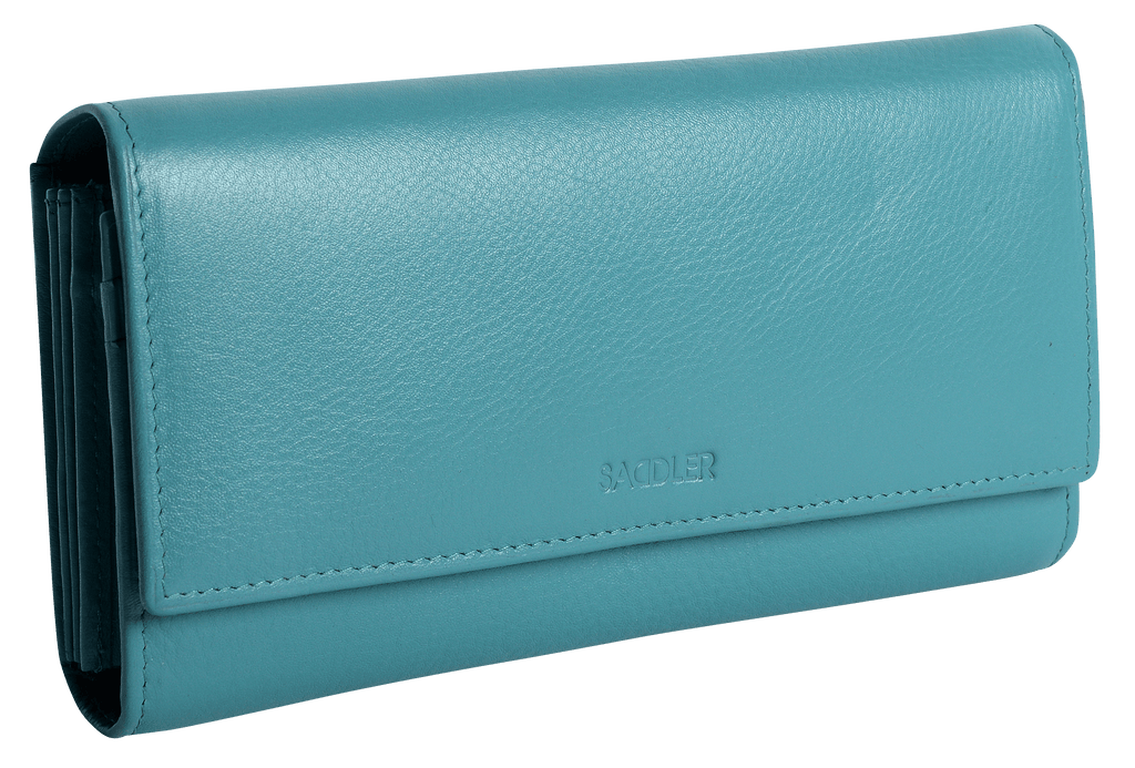 Large Leather Multi-Section Purse "Grace", Handmade by Saddler | RFID Protected & Gift Boxed