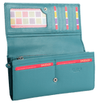 Large Leather Multi-Section Purse "Grace", Handmade by Saddler | RFID Protected & Gift Boxed