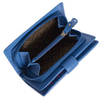 Mid-Size Leather Purse Wallet "Holly", Handmade by Saddler | RFID Protected & Gift Boxed
