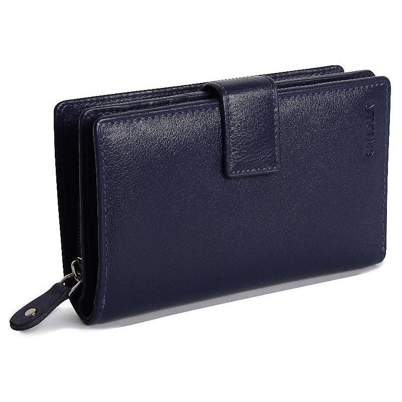 Mid-Size Leather Purse Wallet "Holly", Handmade by Saddler | RFID Protected & Gift Boxed