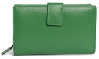 Mid-Size Leather Purse Wallet "Holly", Handmade by Saddler | RFID Protected & Gift Boxed