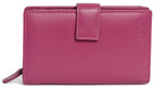 Mid-Size Leather Purse Wallet "Holly", Handmade by Saddler | RFID Protected & Gift Boxed