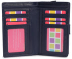 Mid-Size Leather Purse Wallet "Holly", Handmade by Saddler | RFID Protected & Gift Boxed