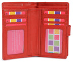 Mid-Size Leather Purse Wallet "Holly", Handmade by Saddler | RFID Protected & Gift Boxed