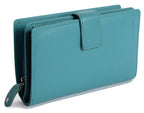Mid-Size Leather Purse Wallet "Holly", Handmade by Saddler | RFID Protected & Gift Boxed