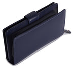 Mid-Size Leather Purse Wallet "Holly", Handmade by Saddler | RFID Protected & Gift Boxed