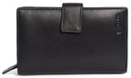 Mid-Size Leather Purse Wallet "Holly", Handmade by Saddler | RFID Protected & Gift Boxed