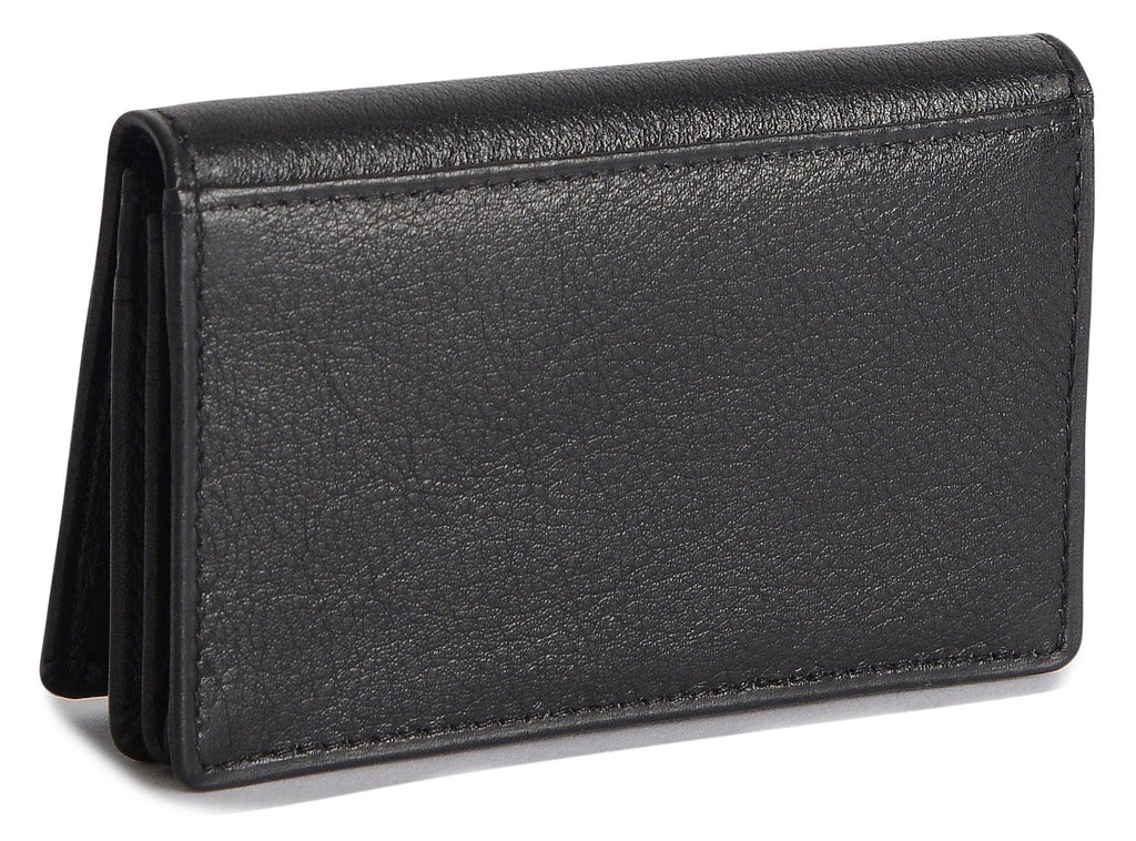 SADDLER JESSICA Leather Credit Card Holder with RFID Protection, 2 Sections and ID Window