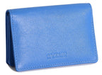 SADDLER JESSICA Leather Credit Card Holder with RFID Protection, 2 Sections and ID Window
