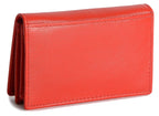 SADDLER JESSICA Leather Credit Card Holder with RFID Protection, 2 Sections and ID Window