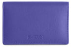 SADDLER JESSICA Leather Credit Card Holder with RFID Protection, 2 Sections and ID Window