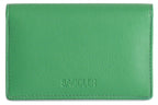 SADDLER JESSICA Leather Credit Card Holder with RFID Protection, 2 Sections and ID Window