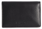 SADDLER JESSICA Leather Credit Card Holder with RFID Protection, 2 Sections and ID Window