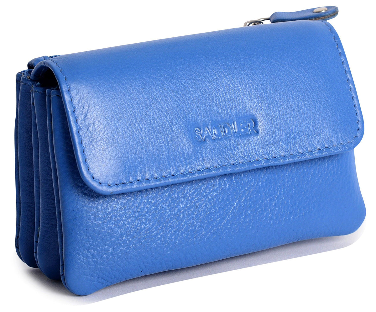 Spacious Leather Purse "Lily", Handmade by Saddler | RFID Protected & Gift Boxed | Triple Gusset Design for Cards, Coins & Keys