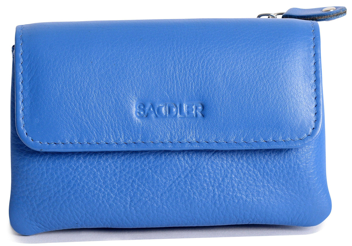 Spacious Leather Purse "Lily", Handmade by Saddler | RFID Protected & Gift Boxed | Triple Gusset Design for Cards, Coins & Keys