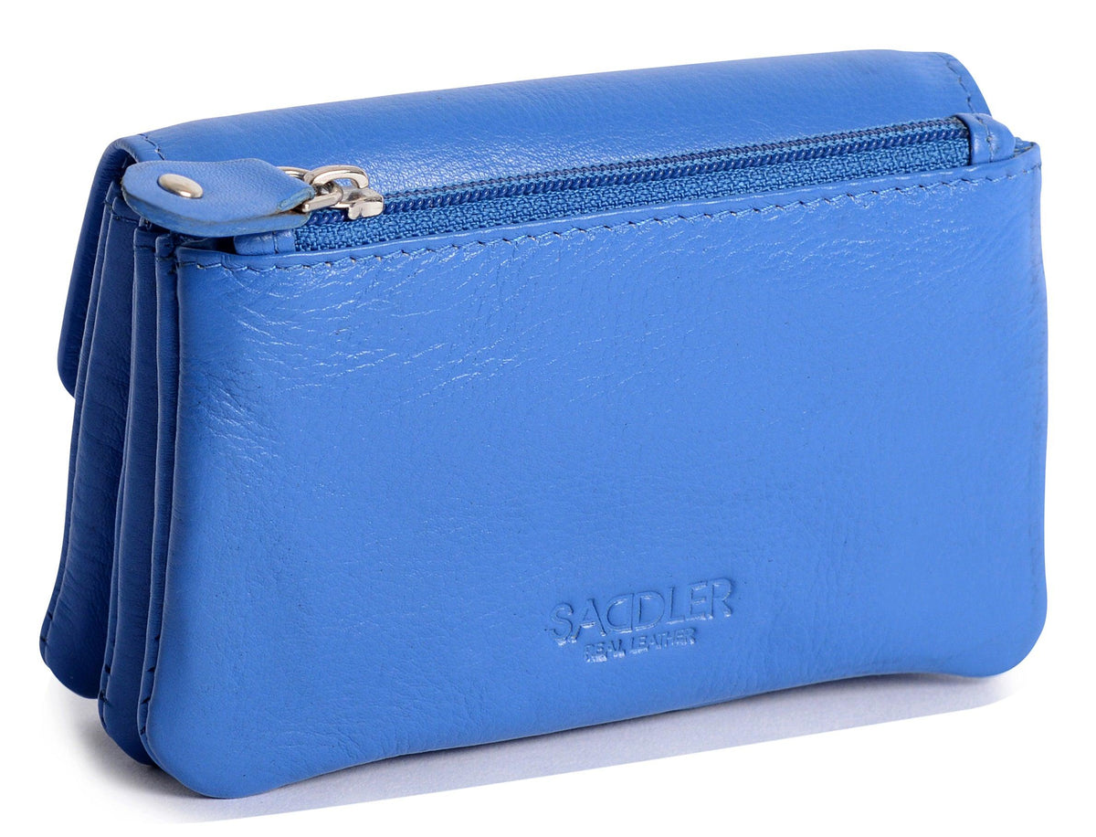 Spacious Leather Purse "Lily", Handmade by Saddler | RFID Protected & Gift Boxed | Triple Gusset Design for Cards, Coins & Keys