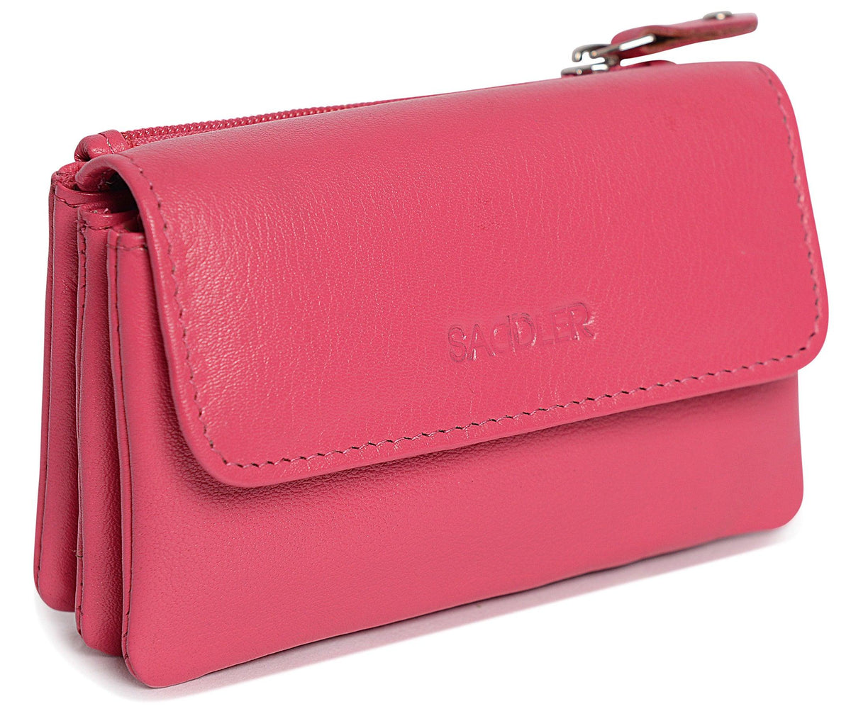 Spacious Leather Purse "Lily", Handmade by Saddler | RFID Protected & Gift Boxed | Triple Gusset Design for Cards, Coins & Keys