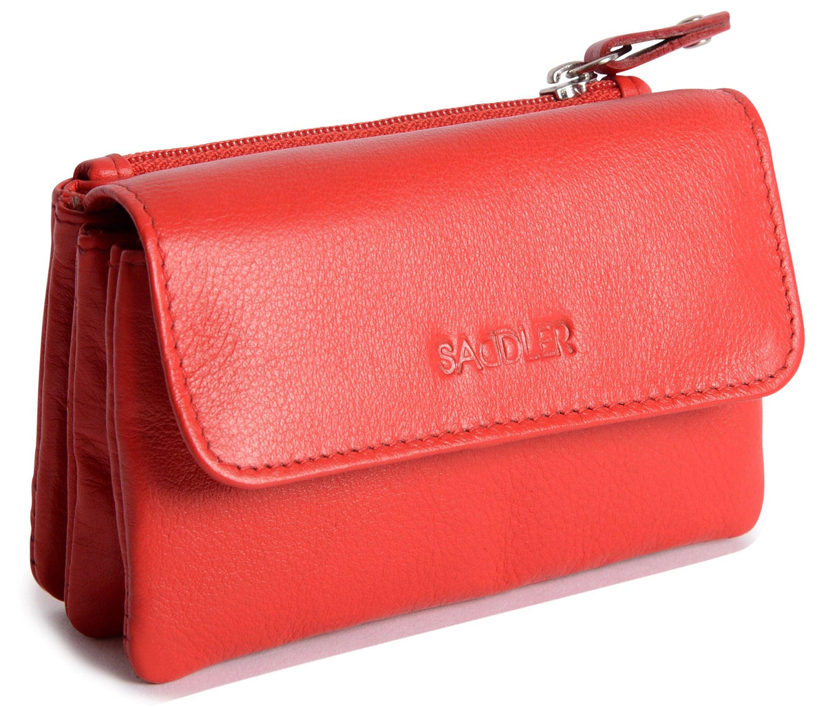 Spacious Leather Purse "Lily", Handmade by Saddler | RFID Protected & Gift Boxed | Triple Gusset Design for Cards, Coins & Keys