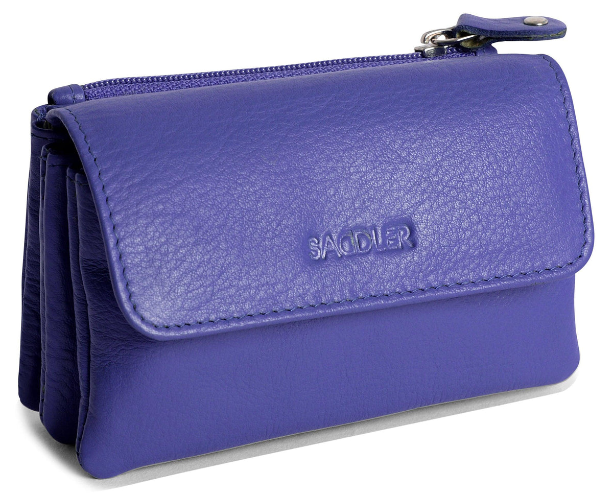 Spacious Leather Purse "Lily", Handmade by Saddler | RFID Protected & Gift Boxed | Triple Gusset Design for Cards, Coins & Keys