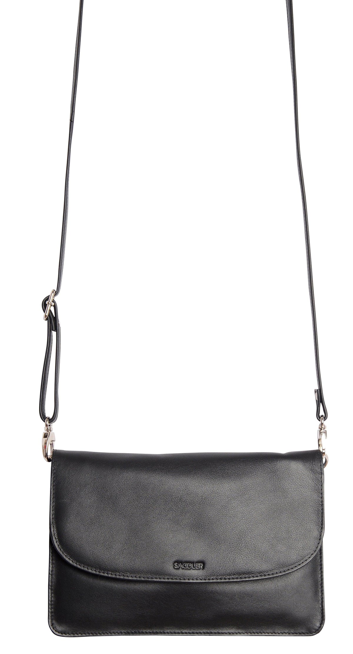 SADDLER Olivia 3-Section Leather Crossbody Bag & Clutch, Compact & Stylish, Gift Boxed