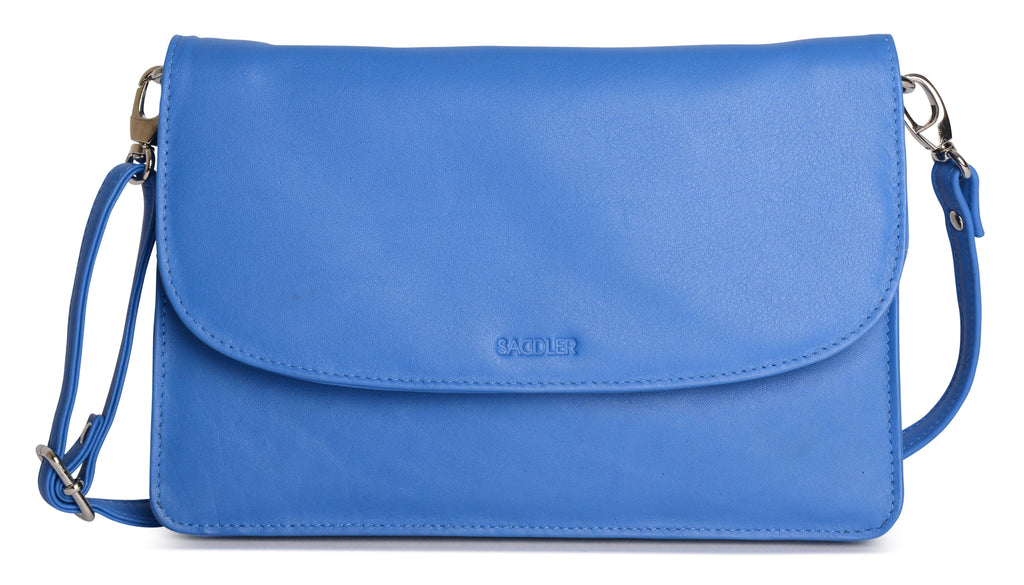 SADDLER Olivia 3-Section Leather Crossbody Bag & Clutch, Compact & Stylish, Gift Boxed