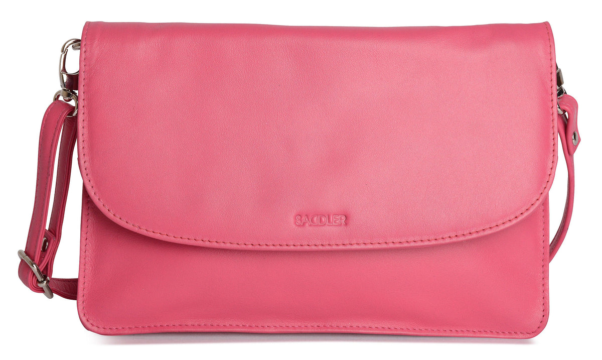 SADDLER Olivia 3-Section Leather Crossbody Bag & Clutch, Compact & Stylish, Gift Boxed