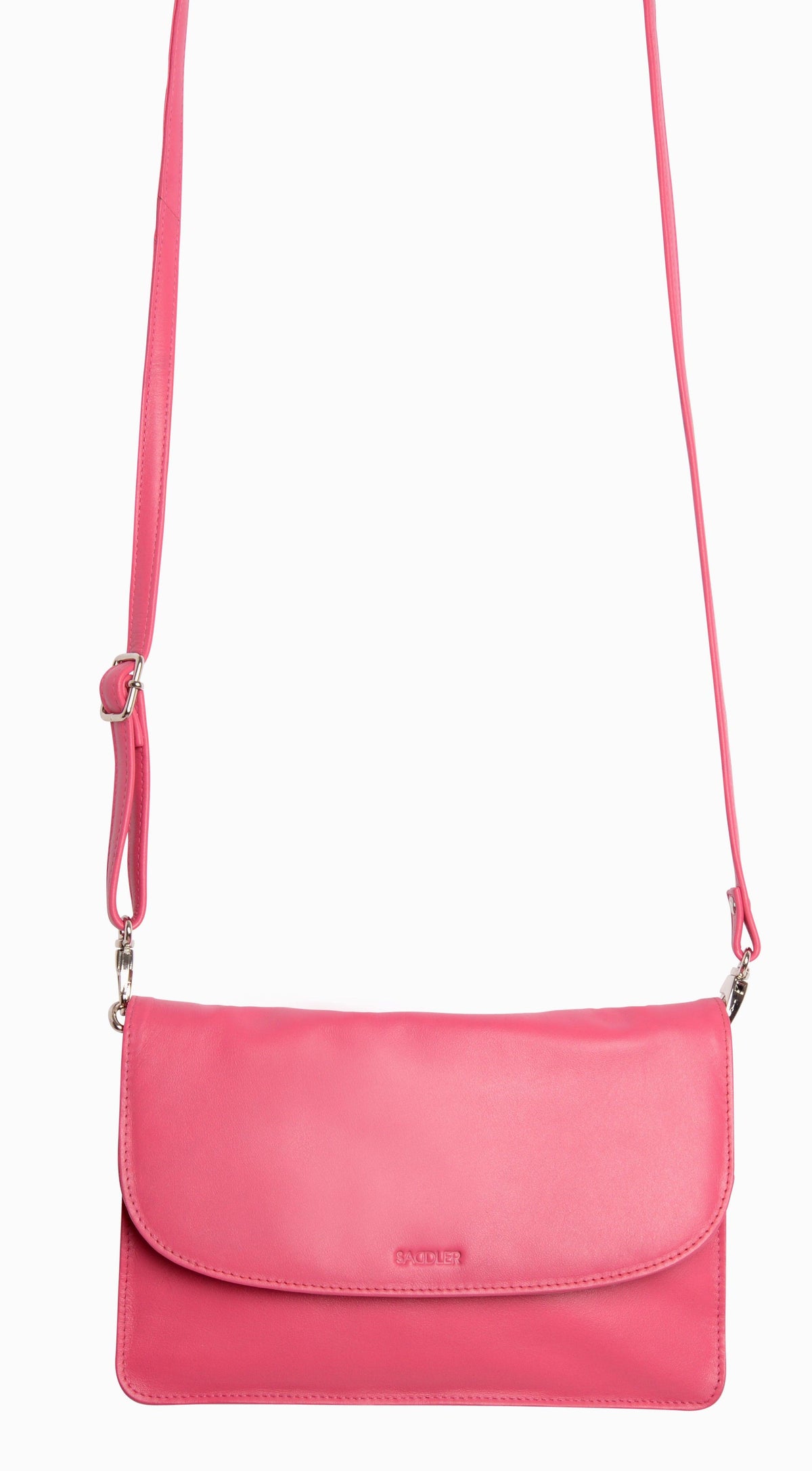 SADDLER Olivia 3-Section Leather Crossbody Bag & Clutch, Compact & Stylish, Gift Boxed