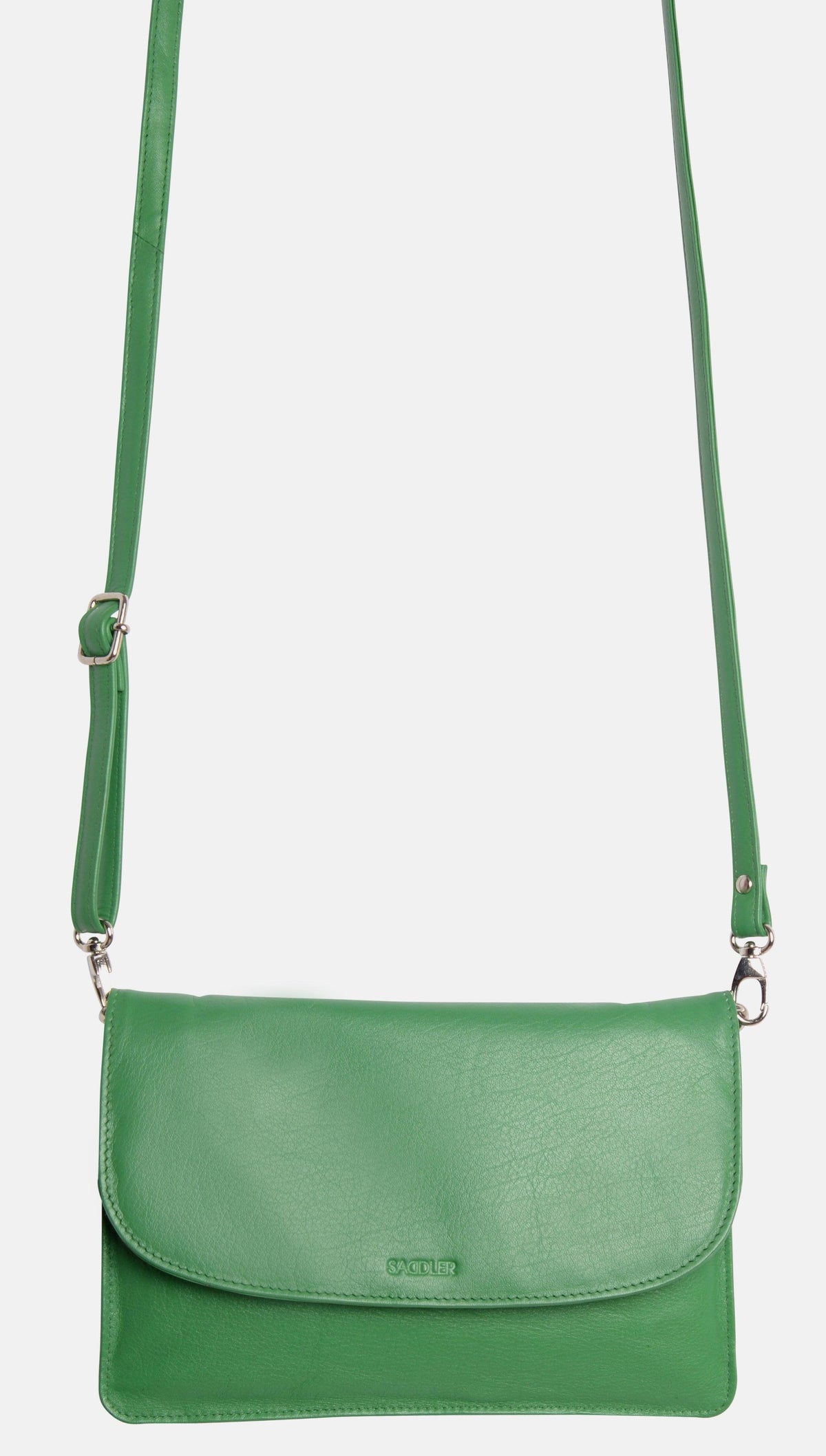 SADDLER Olivia 3-Section Leather Crossbody Bag & Clutch, Compact & Stylish, Gift Boxed