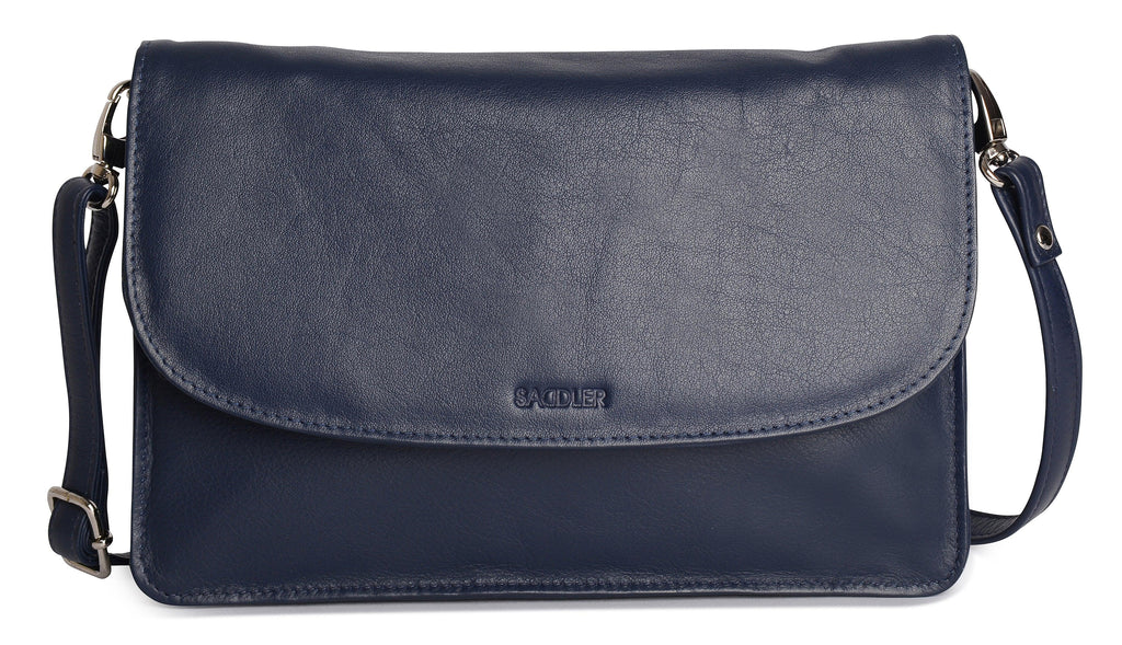 SADDLER Olivia 3-Section Leather Crossbody Bag & Clutch, Compact & Stylish, Gift Boxed