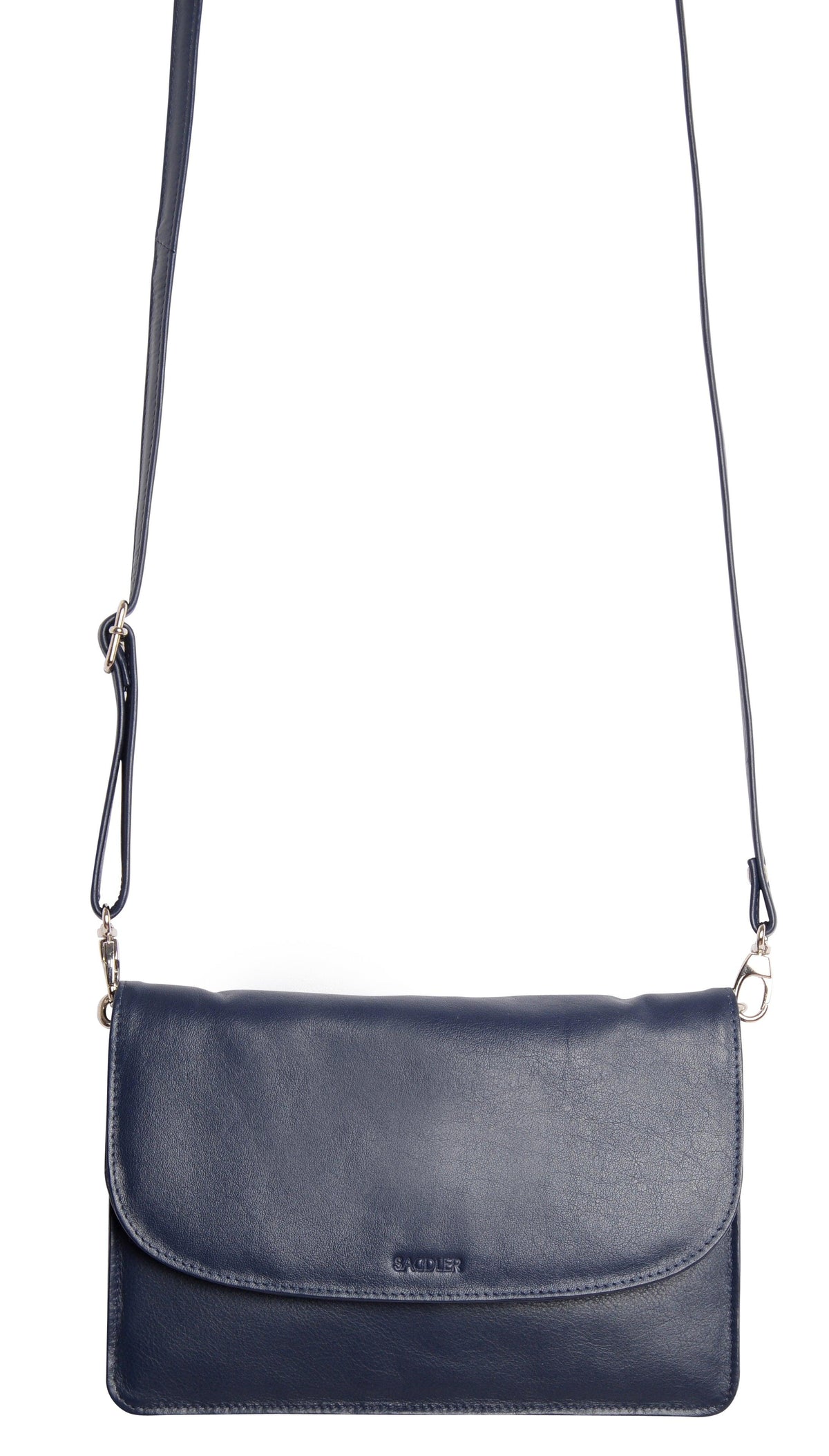 SADDLER Olivia 3-Section Leather Crossbody Bag & Clutch, Compact & Stylish, Gift Boxed