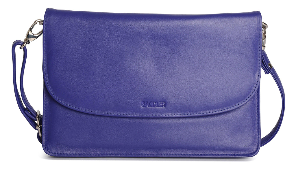 SADDLER Olivia 3-Section Leather Crossbody Bag & Clutch, Compact & Stylish, Gift Boxed