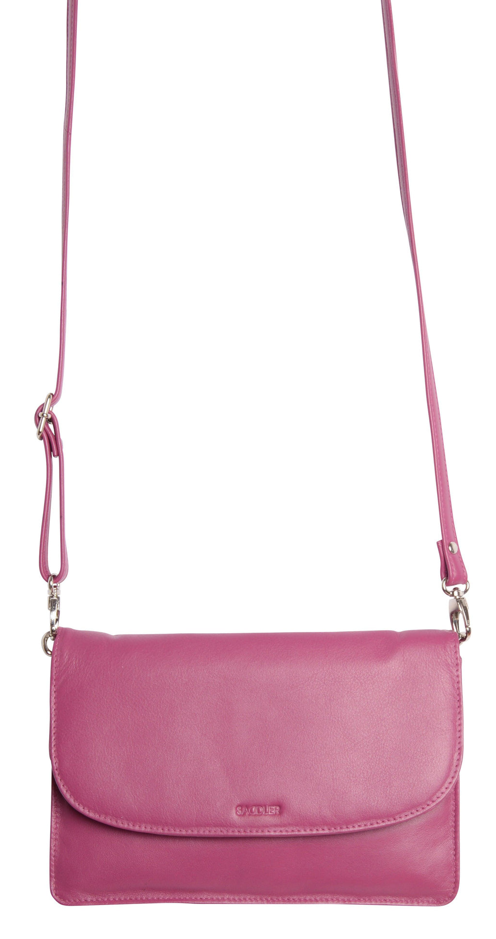 SADDLER Olivia 3-Section Leather Crossbody Bag & Clutch, Compact & Stylish, Gift Boxed